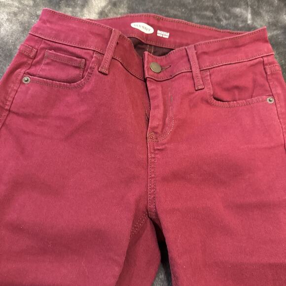 Old Navy The Rockstar Super Skinny Red Jeans, Size 2 Jegging - Picture 5 of 16